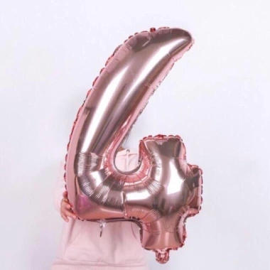 Bóng số Rose Gold sang trọng – Trang trí sinh nhật lộng lẫy, giảm còn 9.000đ 11