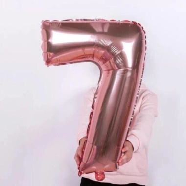 Bóng số Rose Gold sang trọng – Trang trí sinh nhật lộng lẫy, giảm còn 9.000đ 14