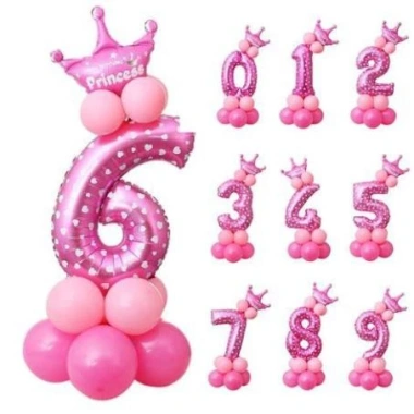 Bóng số tuổi kèm vương miện và bóng tròn - Chọn màu yêu thích, giá chỉ 18.000₫ 3 Bóng số tuổi kèm vương miện và bóng tròn - Chọn màu yêu thích, giá chỉ 18.000₫ 3