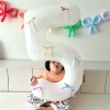 Bóng Số Tuổi + Nơ Trang Trí Sinh Nhật Phong Cách Hàn Quốc THODECOR - Giá 6.500₫ 4
