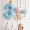 Bóng số tuổi vương miện pastel xanh và hồng trang trí sinh nhật xinh xắn giá ưu đãi 23.700 VND 5