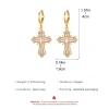 Bông Tai Ánh Kim Phối Thánh Giá Đính Đá Lấp Lánh Phong Cách Nổi Bật, Giá 34.200₫ 9