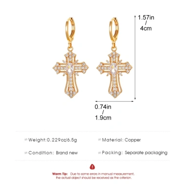 Bông Tai Ánh Kim Phối Thánh Giá Đính Đá Lấp Lánh Phong Cách Nổi Bật, Giá 34.200₫ 9 Bông Tai Ánh Kim Phối Thánh Giá Đính Đá Lấp Lánh Phong Cách Nổi Bật, Giá 34.200₫ 9