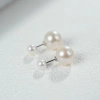 Bông Tai Bạc 925 mạ vàng đính ngọc trai size 12ly - Ngọc Trai Trường Thịnh 5