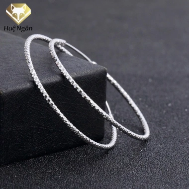 Bông tai bạc 925 Ý Huệ Ngân khuyên xinh RYE3.014.101 giảm giá 22% chỉ 324.000 VND