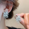 Bông tai bạc lấp lánh thiết kế pháo hoa tối giản cho nữ - Giá ưu đãi 32.900 VND 3