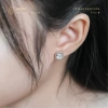 Bông Tai Bạc Moissanite Xi Bạch Kim Frostflake BTJ3 - Kiểm Định GRA, Giá Ưu Đãi 521.000₫ 4