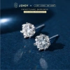 Bông Tai Bạc Moissanite Xi Bạch Kim Frostflake BTJ3 - Kiểm Định GRA, Giá Ưu Đãi 521.000₫ 7