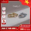 Bông tai bạc nữ Danty Jesmee dáng chữ U 925 – Khuyên tai thanh lịch, giá 359.000₫