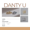 Bông tai bạc nữ Danty Jesmee dáng chữ U 925 – Khuyên tai thanh lịch, giá 359.000₫ 2
