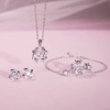 Bông tai bạc nữ mạ vàng hồng 18K & bạch kim LAVESTA LAV096 Holland Loveshine - Giá chỉ 610.000 6