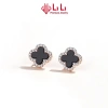 Bông tai bạc nữ S925 Jimena đính đá mã não cao cấp hình cỏ 4 lá - Giá 1.349.000 VND 9