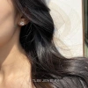 Bông tai bạc nữ TLEE đá vuông lớn sang trọng - Giá ưu đãi 416,000 VND TLEE JEWELRY B224 7