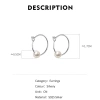 Bông tai bạc s925 ngọc trai E3.828 AROCH JEWELRY - Giá ưu đãi 348.000 VND, sang trọng, bền lâu 5