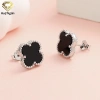 Bông tai bạc Ý 925 Huệ Ngân – Cỏ bốn lá may mắn, ưu đãi 311.000đ 2