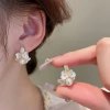 Bông tai đính hoa ngọc trai nữ - Trang sức thời trang thanh lịch, tinh tế, giá 69.560₫ 10