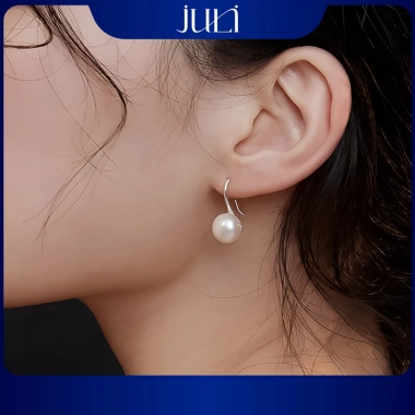 Bông tai giày cao gót JULI bạc 925 đính ngọc trai - Kiểu Pháp, giảm còn 270k