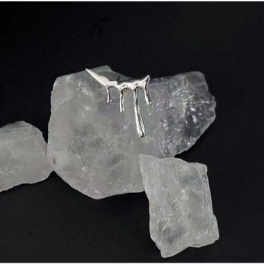 Bông tai giọt kim loại phong cách Hàn Quốc - Cá tính, dễ phối đồ, giá ưu đãi 33.750₫ 4