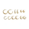 Bông tai giọt nước chữ C nữ kim cương bạc 925 đơn giản tinh tế, giá ưu đãi 16.920 VND 5