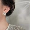 Bông Tai Hình Học Thời Trang Ngọc Trai Kim Cương Giả Cao Cấp Phong Cách Mới 7