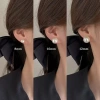 Bông tai hình tròn màu trắng thanh lịch - Phù hợp đám cưới, giá ưu đãi 12.988 VND 6