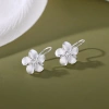 Bông Tai Hoa Lấp Lánh Độ Sáng Cao - Trang sức prom thanh lịch, dangles móc hoa tai nữ 62.396 VND