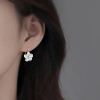 Bông Tai Hoa Lấp Lánh Độ Sáng Cao - Trang sức prom thanh lịch, dangles móc hoa tai nữ 62.396 VND 2