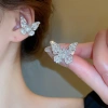 Bông tai kẹp bướm zircon sang trọng, thanh lịch - Giá chỉ 64.860₫