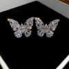 Bông tai kẹp bướm zircon sang trọng, thanh lịch - Giá chỉ 64.860₫ 6