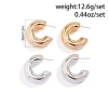 Bông tai kẹp vòng hai lớp cá tính BT4 thiết kế độc đáo, giá chỉ 25.200₫ 5