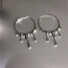 Bông Tai Kim Loại Hàn Quốc Giọt Nước - Cá Tính Dễ Phối Đồ Giá 36.000đ BT.170