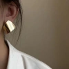 Bông Tai Kim Loại Hạt Bản To Phong Cách Hàn Quốc - Dễ Phối Đồ, Giá 33.750 VND
