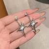 Bông tai kim loại ngắn hình ngôi sao Hàn Quốc sang trọng - Đi học, làm, chơi BT.143 4