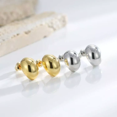 Bông tai kim loại vừa nhỏ Hàn Quốc BT51 – Thanh lịch, mix outfit, giảm còn 22.5k