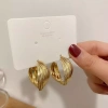Bông tai kim loại xoắn phong cách Hàn Quốc cá tính, dễ phối đồ - giá 30.000₫ 6