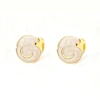 Bông tai mặt trăng nhỏ giọt dầu men thời trang nữ - Giá chỉ 114.154₫ giảm mạnh 4