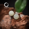 Bông Tai Ngọc Hòa Điền Thiên Nhiên Tân Cương YZXQ - Ngọc Nhu Hòa, Mã E4HY, Giá ưu đãi 478.800 VND 5