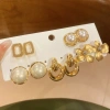 Bông tai ngọc trai hoa pháp retro thanh lịch - Phụ kiện thời trang cao cấp cho nữ, giá chỉ 53.580 VND 3
