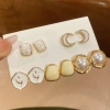 Bông tai ngọc trai hoa pháp retro thanh lịch - Phụ kiện thời trang cao cấp cho nữ, giá chỉ 53.580 VND 6
