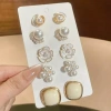 Bông tai ngọc trai mới 2.026, thanh lịch, cao cấp, phụ kiện thời trang nữ, giảm giá 22% chỉ 99,946 VND