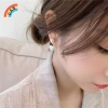Bông tai ngọc trai tình yêu nhỏ đơn giản Hàn Quốc Dongdaemun cho bé gái - Giá 36.850₫ 4
