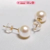 Bông Tai Ngọc Trai Tròn Đều - Nụ Chốt Rời S925 Mạ Vàng Giá Ưu Đãi 308,917₫