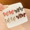Bông tai nơ kim cương sang trọng, phụ kiện thời trang nữ, giảm còn 79.827₫ 7