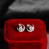 Bông tai nữ bạc kim Moissanite 5 ly - Kiểm định GRA LAVESTA KC78 Moon Star, giảm còn 680.000₫ 6