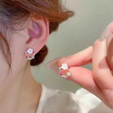 Bông tai nữ cá tính đơn giản, tươi ngọt, thanh lịch – Giá ưu đãi 29,140₫