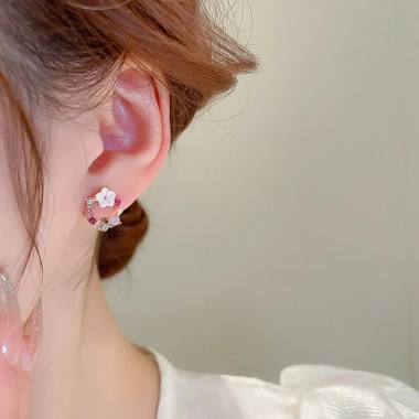 Bông tai nữ cá tính đơn giản, tươi ngọt, thanh lịch – Giá ưu đãi 29,140₫