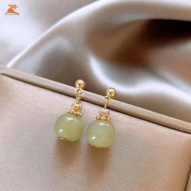 Bông tai nữ cao cấp zircon & ngọc trai - Không gây dị ứng, giá 36,960₫ 4