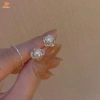 Bông tai nữ cao cấp zircon & ngọc trai - Không gây dị ứng, giá 36,960₫ 8