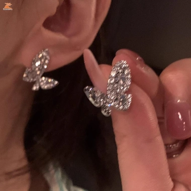 Bông tai nữ cao cấp zircon & ngọc trai - Không gây dị ứng, giá 36,960₫ 9