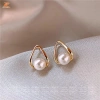 Bông tai nữ cao cấp zircon & ngọc trai - Không gây dị ứng, giá 36,960₫ 13